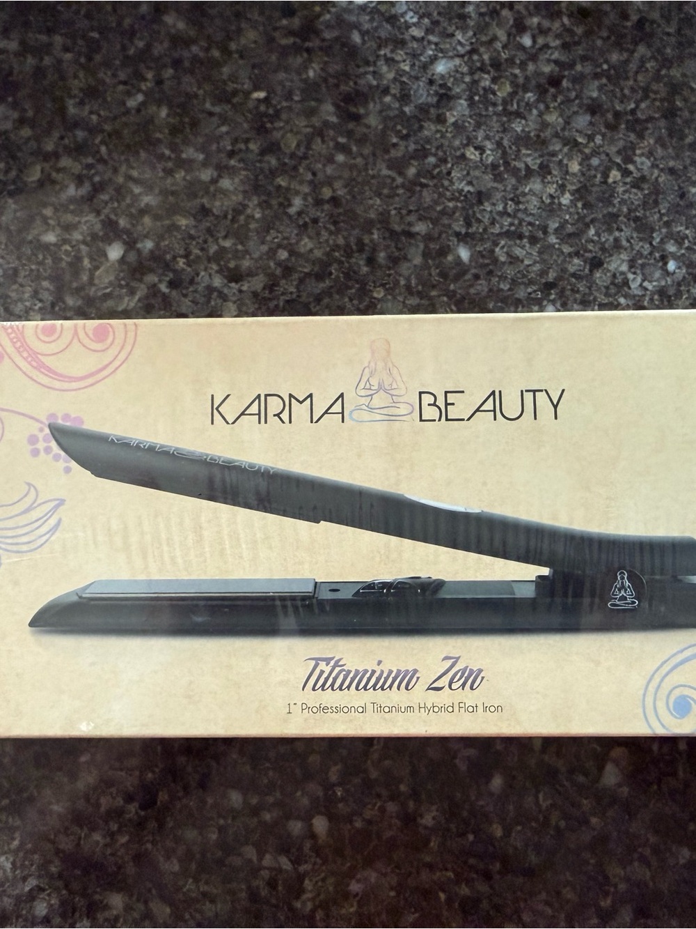 Karma Black Titanium Zen Flat Iron